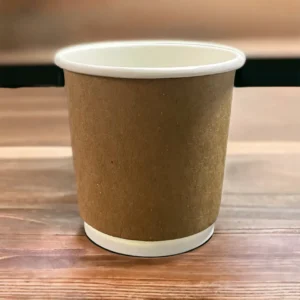 Vaso térmico doble pared 4oz kraft
