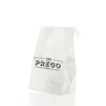 Funda Kraft blanco 18x31x13 con logo.