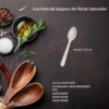 Cuchara de fibras naturales