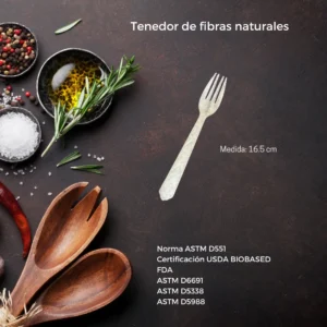 Tenedor de Fibras Naturales