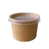 Bowl Redondo kraft 8oz con tapa