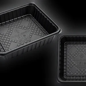 140 bandejas parrilleras sin divisiones, pet reciclable. 1500ml
