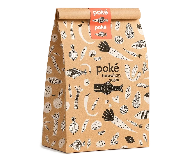 fundas de papel, Shopping bag, contenedores de alimentos, reciclables