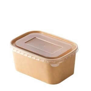 caja de 300 unidades bowl rectangular 32oz (1.0000ml) tapa pet