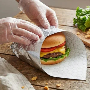 papel térmico para hamburgesas